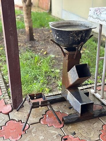 1 тонналык бочка: Продаётся казан с очоком, для выезда на природу, в комплекте — 1