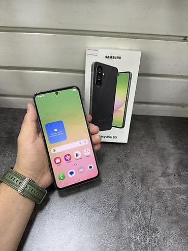 телефон samsung а50: Samsung Galaxy A56 5G, Новый, 256 ГБ, цвет - Серый, 2 SIM — 3