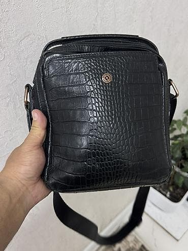 Классическая сумка, Butun, Материал: Экокожа, Застежка на молнии, Мужские