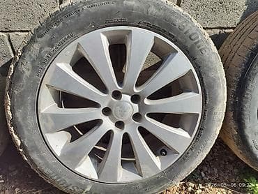 авто разбор опел: Колеса в сборе 215 / 55 / R 17, Лето, Б/у, Комплект, Легковые, Литые, отверстий - 5 — 2