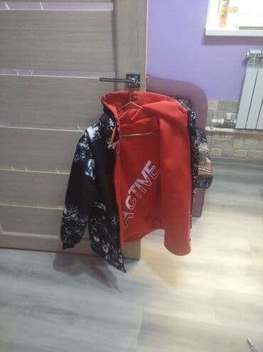 куртки осение: Мужская куртка, 3XL, Б/у, цвет - Черный, Самовывоз — 1