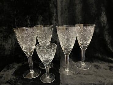 стоимость фарфоровых статуэток: Хрустальные фужеры. 1. фото- Большие фужеры для вина и шампанского — 1