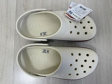 шлепка крокс: Сабо, 37.5, 37, 38, Crocs, Новый, цвет - Бежевый, Самовывоз — 6