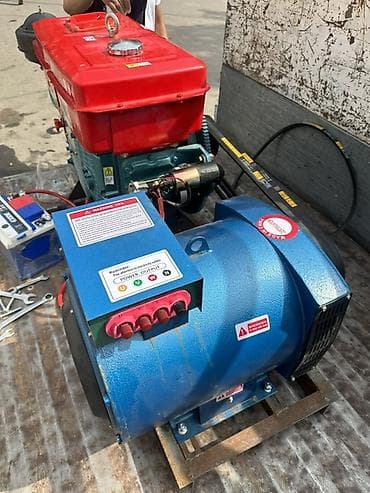 двигатель на генератор: Дизельная электростанция ременного привода (двигатель + генератор) — 6