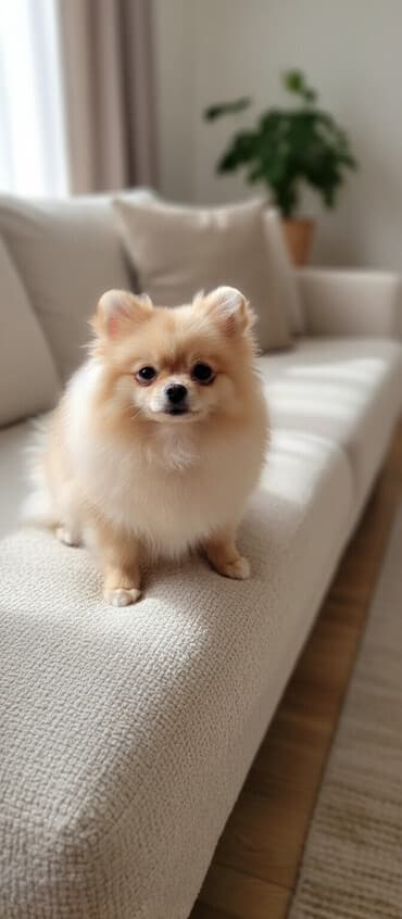 мальтипу бишкек: Шпиц, 4 айлык, Ургаачы, Эмделген, Ит тегин тастыктоочу документ — 1