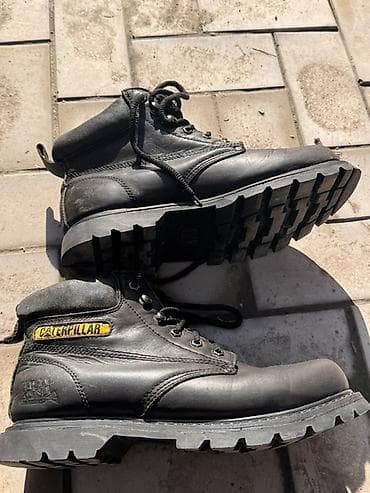 ботинки мужски: Ботинки Caterpillar (CAT) рабочие/треккинговые, кожаные — 3