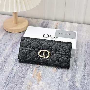 комтер: Кошелёк Dior, черный - Материал: натуральная кожа - Цвет — 1