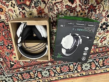 купить ps5 slim: Игровая гарнитура Razer BlackShark V2 X White Edition (проводная — 3