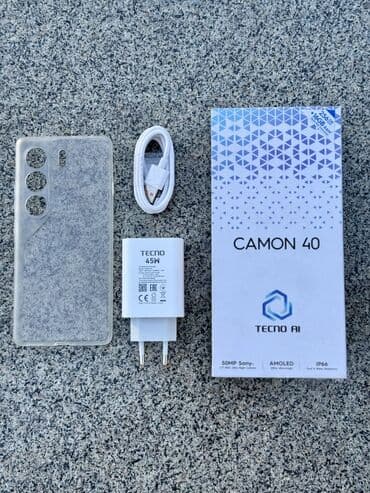 андроид на аккорд: Tecno Camon, Жаңы, 256 ГБ, түсү - Ак, 2 SIM — 6