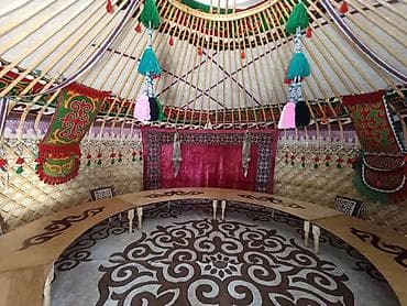 Велосипеддер: Боз үйлөрдү ижаралоо, Каркасы Жыгач, 85 баш, Казан, Идиш-аяк, Полу менен — 6