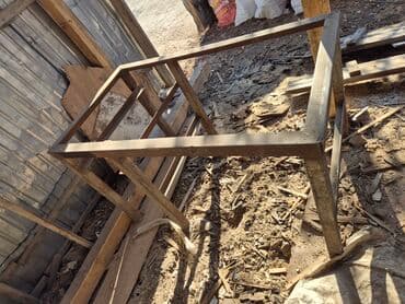 деревянные ножки для мебели: Стол для кафе, Прямоугольный, цвет - Коричневый — 2