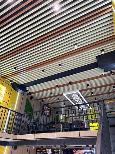 потолки грильято: Подвесные потолки для коммерческих и общественных пространств - — 10