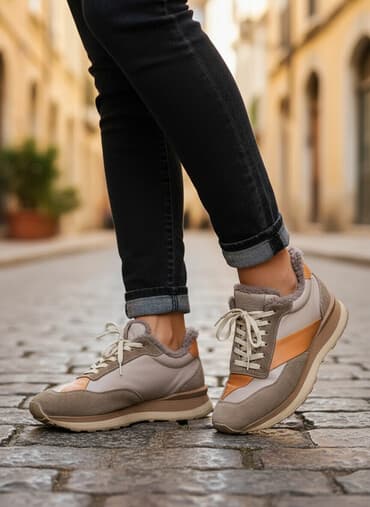 Зимние кроссовки с утеплённым меховым подкладом - Тип: повседневные