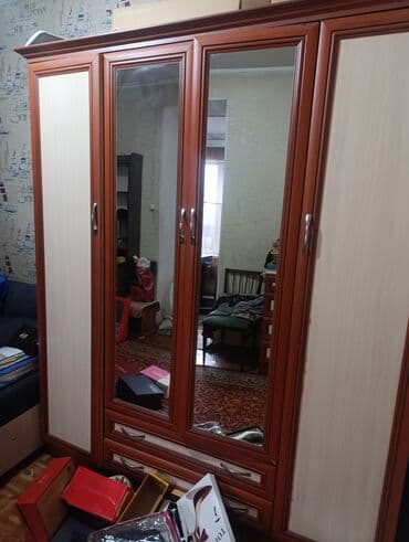 шифонеры буу: Кийим үчүн комод, Күзгүсүз, ЛДСП, түсү - Күрөң — 6