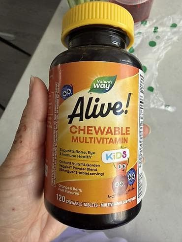 Nature’s Way Alive! Chewable Multivitamin Kids — жевательные