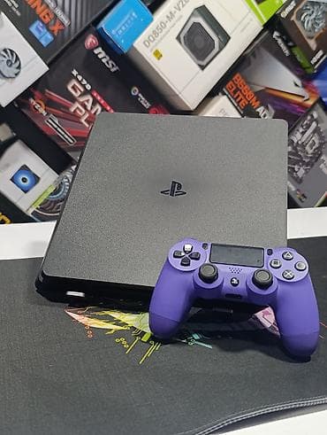 Продается очередная playstation 4 slim с красивым фиолетовым at lalafo.kg Продается очередная playstation 4 slim с красивым фиолетовым