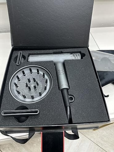 Техника и электроника: Фен ATVEL AirJet HD6 Gray - Мощный компактный фен в Т‑образном — 3