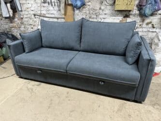 лежак для бассейна: Прямой диван, Новый, Трехместный — 3