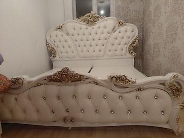 ножки для сундука: Двуспальная кровать, С мягким изголовьем, длина - 200 см — 4