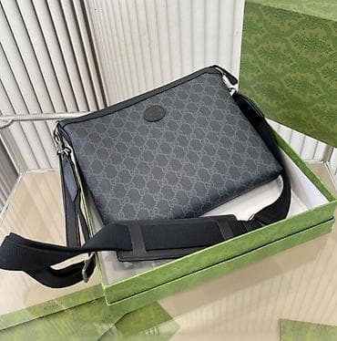 Сумки: Классическая сумка, Gucci, Материал: Комбинированный материал, Регулируемый ремень, Унисекс — 1