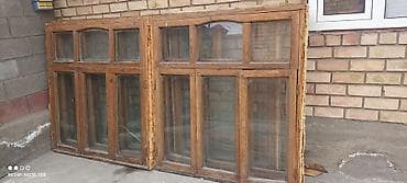 Готовое деревянное окно, Декоративные особенности: Фрамуга, Без рассрочки