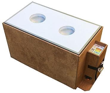 Инкубатор «Блиц-120» предназначен для инкубации 120 куриных яиц, 40