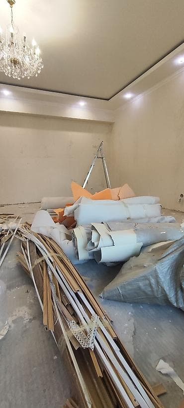 Ички жасалга: Дубалдарды бузуу, Полдорду бузуу, Шыптарды чечүү | Гипсокартон дубалы, Тосмолорду бузуу, Эски шыбакты алуу | Эски тушкагаздардан тазалоо, Эски шыбоону түшүрүү, Актиташты кыруу | Ламинатты демонтаждоо, Паркетти демонтаждоо, Линолеумду демонтаждоо | Шифер чатыр, Металл черепицадан жасалган чатыр, Жумшак чатыр 6 жылдан ашык тажрыйба lalafo.kg да — 7 Ички жасалга: Дубалдарды бузуу, Полдорду бузуу, Шыптарды чечүү | Гипсокартон дубалы, Тосмолорду бузуу, Эски шыбакты алуу | Эски тушкагаздардан тазалоо, Эски шыбоону түшүрүү, Актиташты кыруу | Ламинатты демонтаждоо, Паркетти демонтаждоо, Линолеумду демонтаждоо | Шифер чатыр, Металл черепицадан жасалган чатыр, Жумшак чатыр 6 жылдан ашык тажрыйба — 7