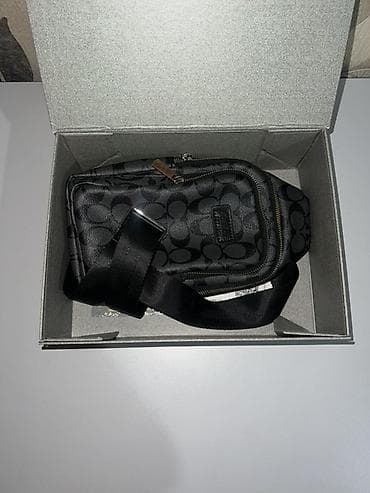 Аксессуары: Поясная сумка, бананка, Coach, Материал: Искусственная кожа, Унисекс — 1