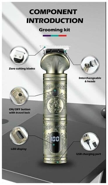 vgr триммер: Триммер Для бровей, Универсальный, Для тела, Нержавейка, Функция бритья — 12