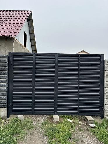 Откатные ворота: Механические, Для автомойки, Для гаража, Для частного дома, Оптом, Новый — 5