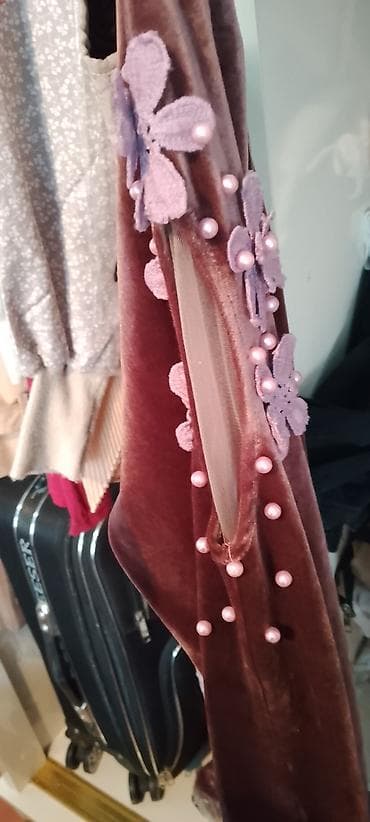 костюм быка: Комплект: женское платье и сандалии 1) Платье - Материал: бархат с — 3