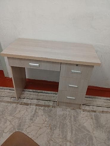 лес дерево: Компьютерный стол, Б/у, С полками — 1