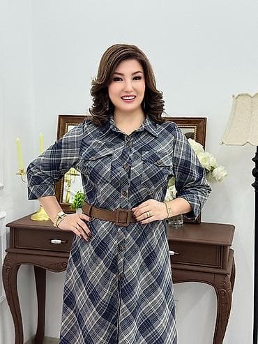 Юбки: Костюм с юбкой, Модель юбки: Прямая, Миди, Пиджак, XL, M, L — 9