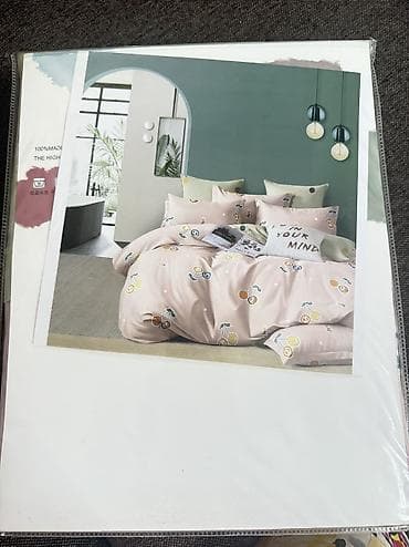 Комплект постельного белья - Дизайн: нежно-розовый фон с мелким