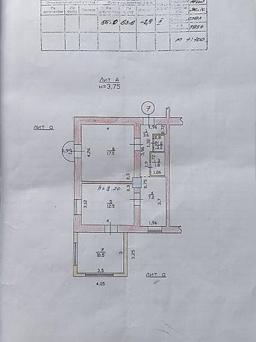 flat kant: 3 комнаты, 54 м², Сталинка, 2 этаж, Косметический ремонт — 10