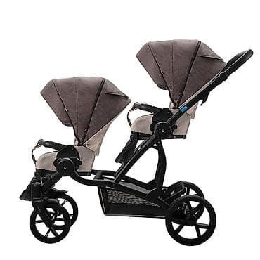 коляска на двоих: Коляска для двойни/погодок с модульной системой - Два полноразмерных — 2