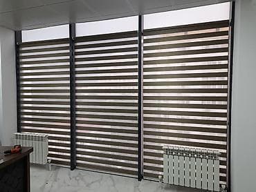 Матраска арналган каптамалар жана топперлер: Всех видов ролл шторы и жалюзи >День и ночь (зебра) — 3