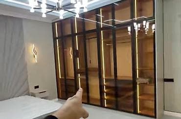 новый спальный гарнитур: Спальный гарнитур, Двуспальная кровать, цвет - Бежевый — 3