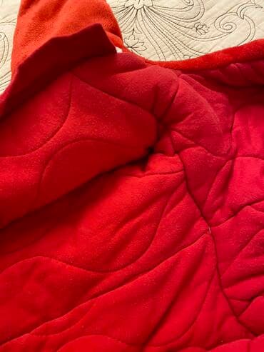 детская одежда для девочек и мальчиков: Боди, цвет - Красный, Б/у — 3