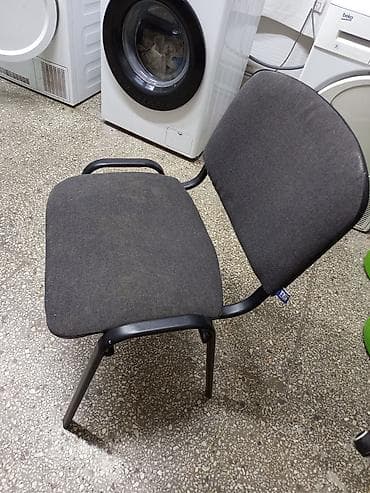 Офис отургучтары: Кеңсе отургучу, түсү - Боз, Темир — 1