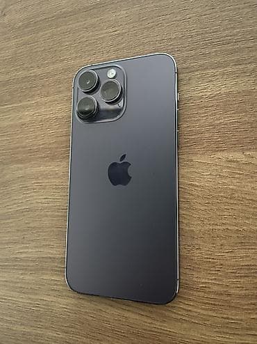 ihone 13 pro: IPhone 14 Pro Max, Б/у, 128 ГБ, Deep Purple, Защитное стекло, Чехол, 79 % — 1