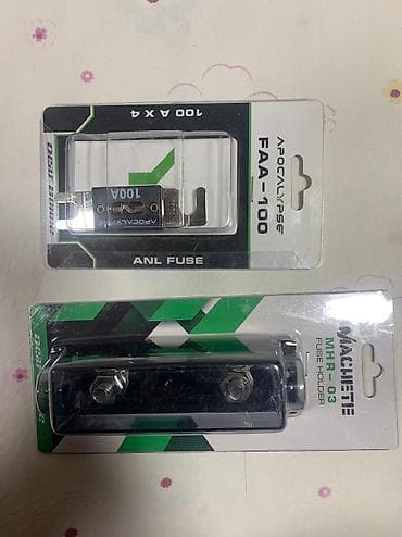 Держатель предохранителя + предохранитель 100А От компании DEAF BONCE at lalafo.kg Держатель предохранителя + предохранитель 100А От компании DEAF BONCE