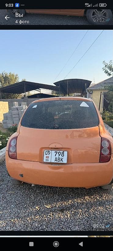 Microcar: Nissan Micra: 2003 г., 1 л, Автомат, Бензин, Хэтчбэк — 2