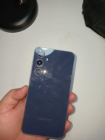 galaxy a8: Samsung Galaxy A55, Б/у, 128 ГБ, цвет - Синий, 2 SIM — 6