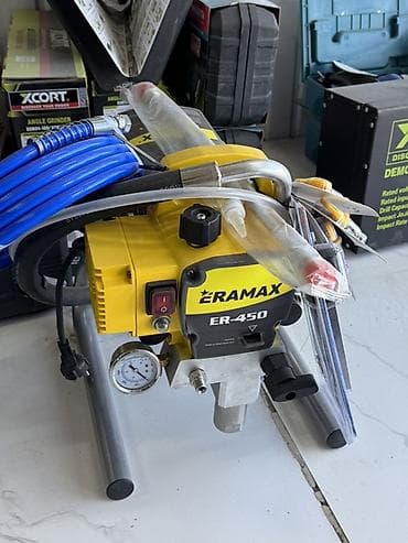 Оборудование для бизнеса: Безвоздушный окрасочный аппарат ERAMAX ER-450 - Тип: электрический — 2