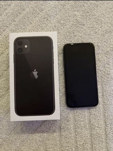 iphone 8 pilus: IPhone 11, Б/у, 64 ГБ, Jet Black, Защитное стекло, Кабель, Чехол, 75 % — 2