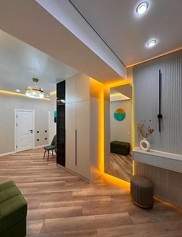 Недвижимость: 3 комнаты, 97 м², Элитка, Асанбай мкр Элитка, 12 этаж, Дизайнерский ремонт — 8