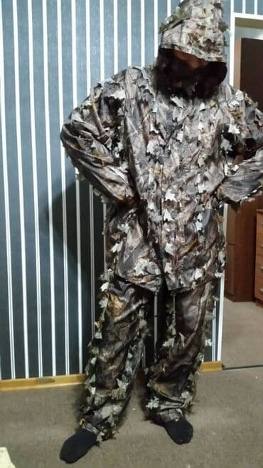 прибор ночного видения для охоты бу: Камуфляж маскировочныйновый плащ палатка новая СССР,цена 3000 — 2