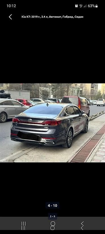 Продажа авто: Kia K7: 2019 г., 2.4 л, Автомат, Гибрид, Седан — 1