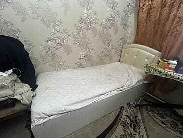 Кровати: Односпальная кровать, С матрасом, длина - 200 см — 1